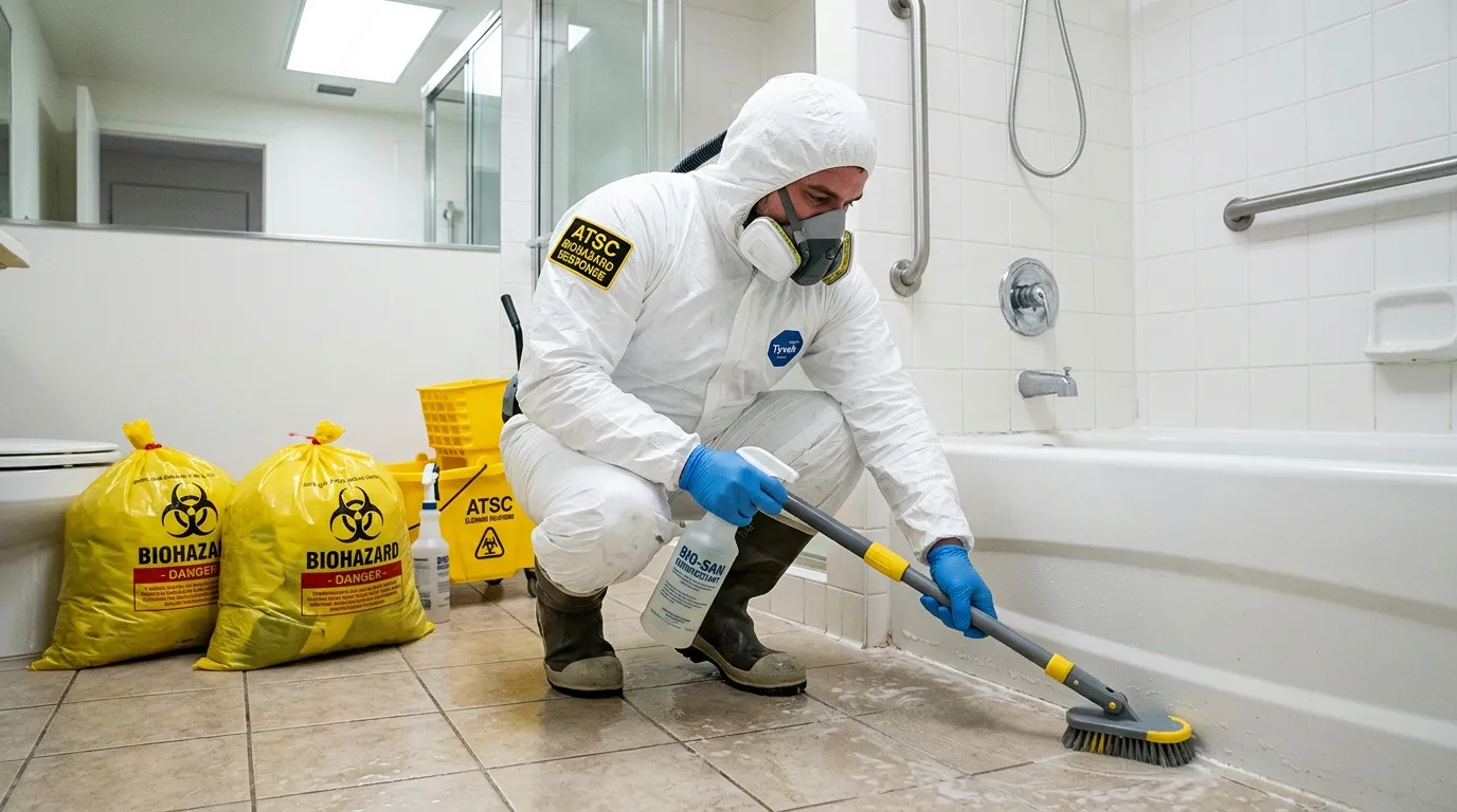 Decontamination equipment deployed for Blood Cleanup in Willoughby Hills